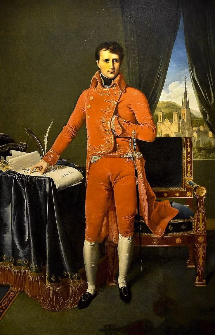  Ban hành Bộ luật Napoleon: Đây là hệ thống luật pháp ảnh hưởng sâu rộng đến nhiều quốc gia, đặc biệt là châu Âu, tạo nền tảng cho luật dân sự hiện đại. Ảnh: Pinterest.