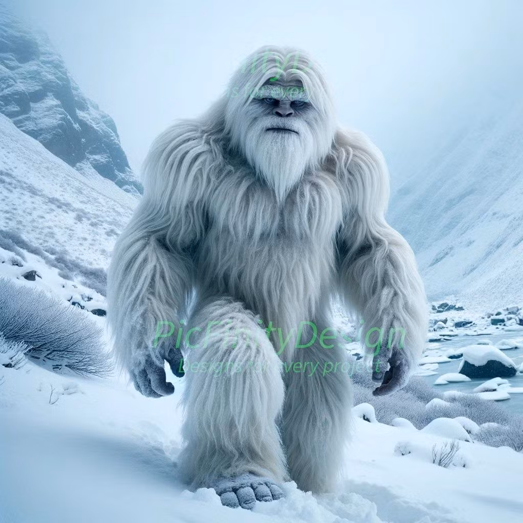  5. Hiện tượng văn hóa và tâm lý tập thể. Yeti có thể chỉ là một sản phẩm của truyền thuyết dân gian: Nhiều tộc người bản địa trong dãy Himalaya kể lại các câu chuyện về Yeti như một sinh vật thần bí, bảo vệ thiên nhiên hoặc cảnh báo con người. Ảnh: Pinterest.