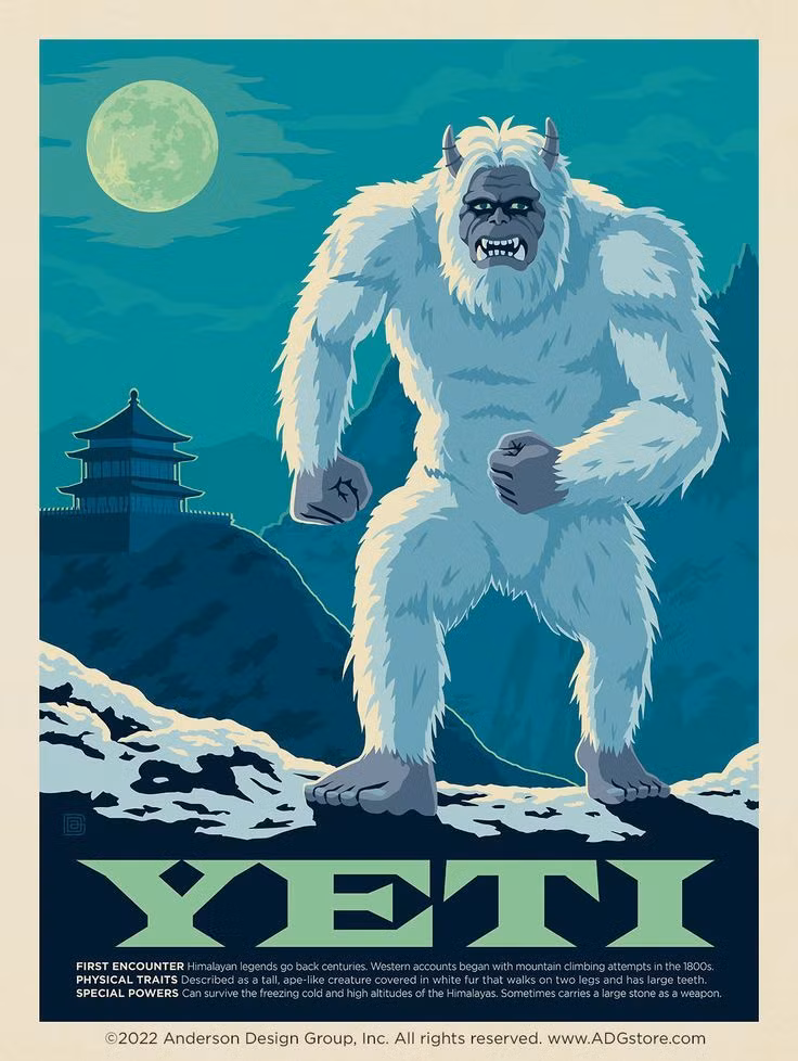Cụ thể, chùng là hậu duệ của loài Gigantopithecus (vượn khổng lồ cổ đại đã tuyệt chủng). Loài này có thể đã tồn tại lâu hơn so với giả thuyết trước đây và vẫn sinh tồn trong các khu vực hoang dã của châu Á. Ảnh: Pinterest.