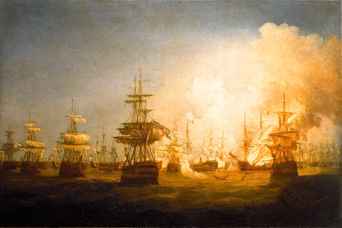  1. Chiến dịch tại Ai Cập và Syria (1798–1801). Trong chiến dịch này, mục tiêu đánh bại Anh tại Trung Đông của Napoleon không thành công. Trong trận Nile (1798), hạm đội Pháp bị Hải quân Anh tiêu diệt. Chiến dịch xâm chiếm Syria cũng bất thành do quân Pháp không chiếm nổi thành Acre. Ảnh: Pinterest.