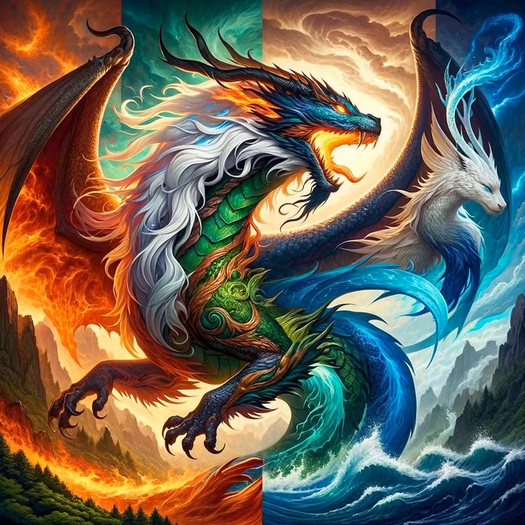 Rồng phương Tây thường biểu trưng cho sự hủy diệt, hỗn loạn và hiểm họa. Nó thường xuất hiện như một con quái vật bị các hiệp sĩ hoặc anh hùng tiêu diệt để chứng minh lòng dũng cảm. Rồng phương Tây đôi khi còn đại diện cho lòng tham, vì chúng hay canh giữ kho báu khổng lồ. Ảnh: Pinterest.
