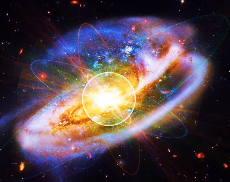  Thần thoại Hindu: Theo Ấn Độ giáo, vũ trụ được sáng tạo từ thần Brahma, vị thần sáng tạo trong bộ ba thần chính. Brahma sinh ra từ một bông hoa sen mọc từ rốn của thần Vishnu. Vũ trụ sau đó trải qua các chu kỳ tạo dựng và hủy diệt, đại diện cho sự vận hành không ngừng của Brahma, Vishnu, và Shiva. Ảnh: Pinterest.
