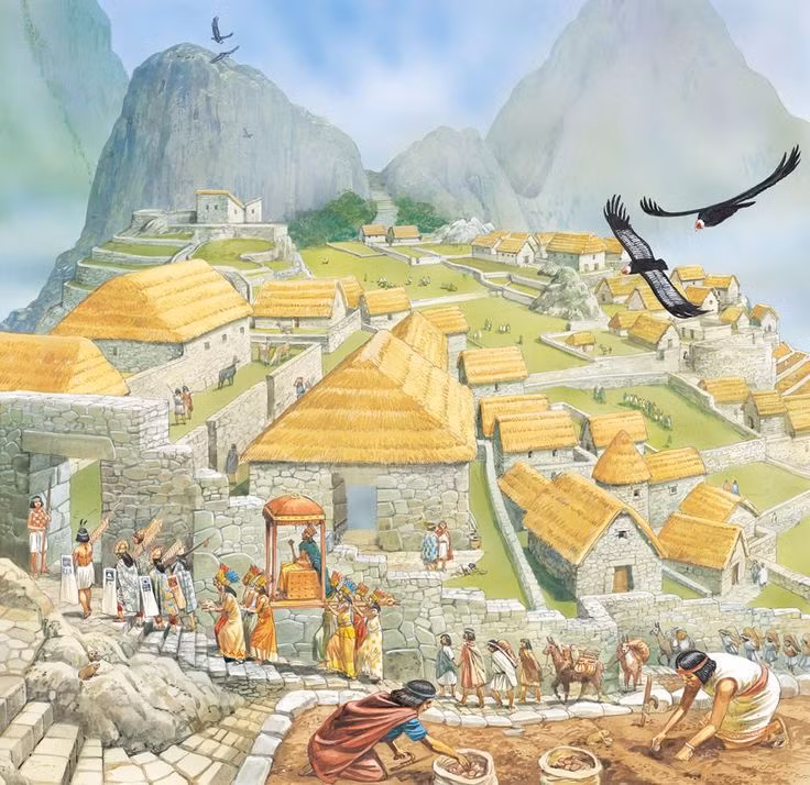  3. Nền văn minh Inca. Người Inca có quan niệm phân chia thế giới sau cái chết thành hai cõi chính. Đầu tiên là Hanan Pacha, hay "Thế giới trên cao", là nơi dành cho những linh hồn tốt đẹp. Ảnh: Pinterest.