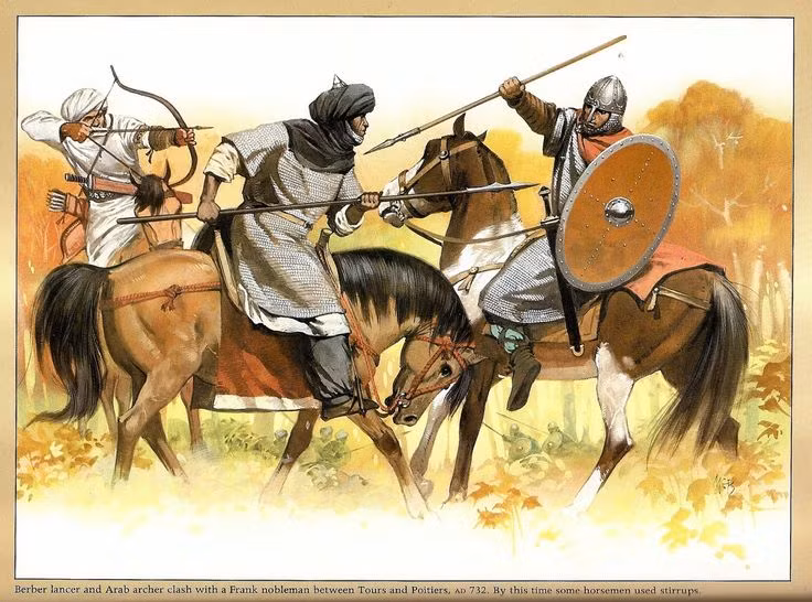 Cái chết của Abdul Rahman làm rối loạn đội hình Umayyad. Khi thủ lĩnh quân Umayyad bị giết trong trận, quân đội của ông bắt đầu rút lui, dẫn đến sự tan rã nhanh chóng và thất bại của toàn chiến dịch. Ảnh: Pinterest.