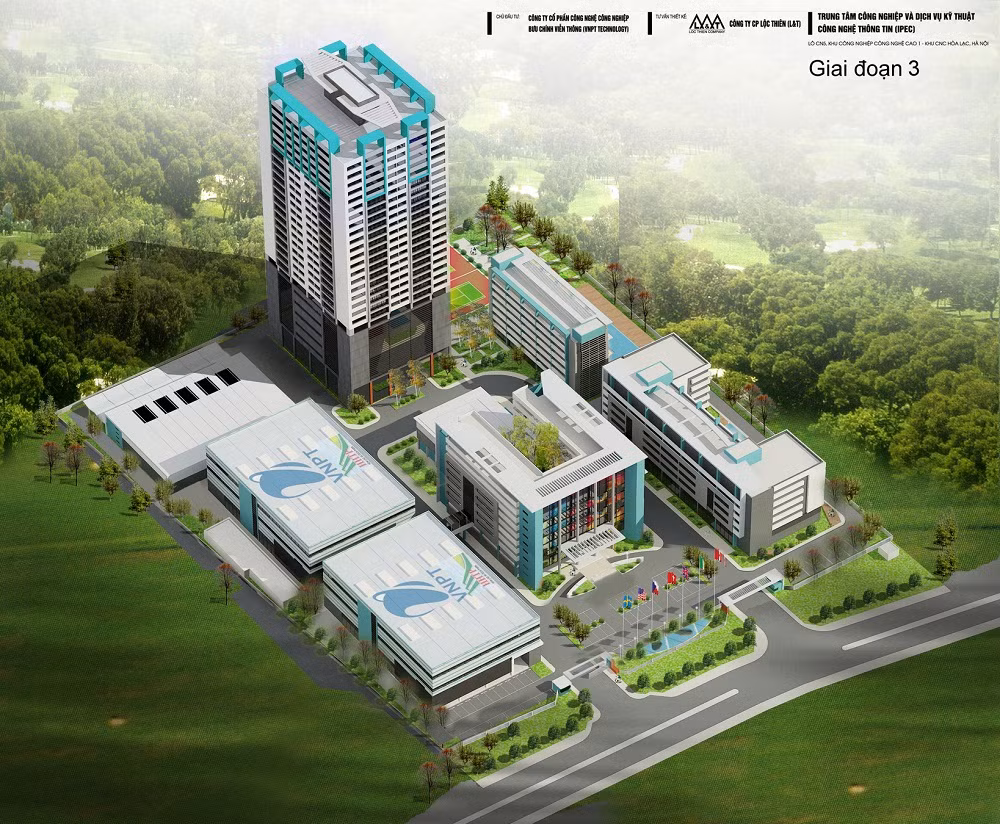 Dự án nhà máy của VN Technology tại khu Hòa Lạc (Hà Nội). VNPT Technology đặt mục tiêu doanh số với những chiếc điện thoại S2 là 50.000 máy/tháng.