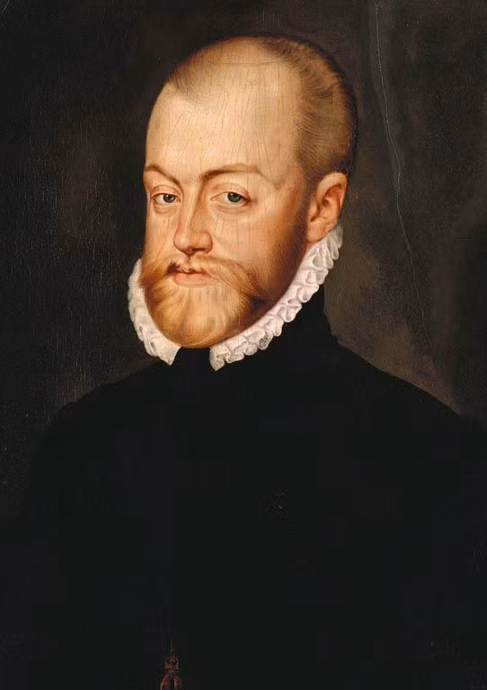 Không chỉ là vua Tây Ban Nha, Philip II còn là vương chủ của 17 tỉnh Hà Lan thuộc gia tộc Habsburg từ năm 1556 đến 1581.