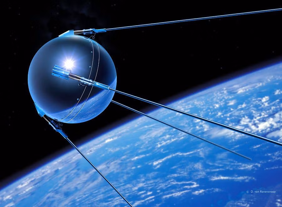 Ngày 04/10/1957, bằng việc phóng vệ tinh Sputnik 1, vệ tinh nhân tạo đầu tiên trên thế giới, Liên Xô đã mở đầu Kỷ nguyên Không gian trong lịch sử nhân loại.