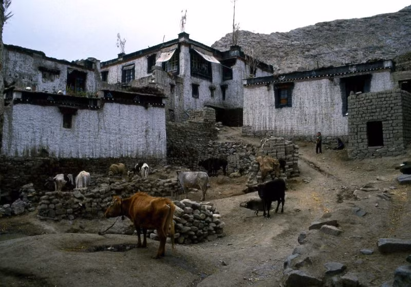 Một khu dân cư ở Shigatse.