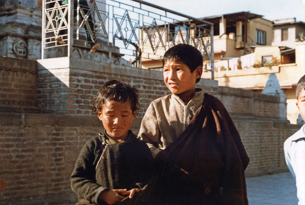Trẻ em ở Kathmandu.