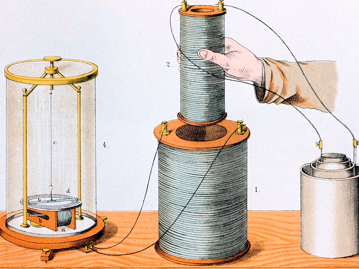 Các thập niên 1820-1830, nhà khoa học Anh Michael Faraday đã làm sáng tỏ hơn nữa mối quan hệ giữa điện và lực từ bằng vòng cảm ứng.