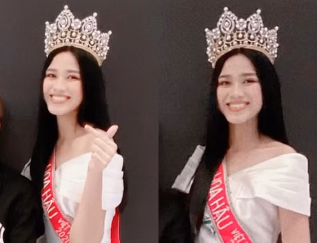 Tuy nhiên, điều khiến dân mạng chú ý hơn cả lại là gương mặt có phần khác lạ của người đẹp Thanh Hóa. Cụ thể, trong bức ảnh Duy Khánh chia sẻ, khuôn mặt Đỗ Thị Hà có phần hốc hác, thần thái cứ "sao sao", không như vẻ ngoài mà công chúng thường thấy.