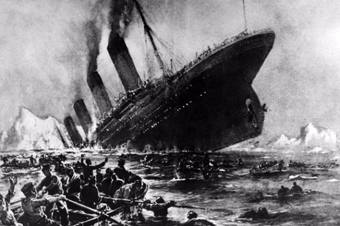 Vụ đắm tàu Titanic (Anh) nổi tiếng nhất lịch sử xảy ra vào ngày 14 và 15/4/1912 khiến 1.514 người chết.