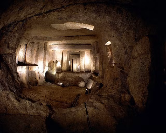  6. Đền Hypogeum là di sản thế giới của UNESCO. Vì giá trị lịch sử và văn hóa, đền Hypogeum đã được UNESCO công nhận là di sản thế giới vào năm 1980. Ảnh: Pinterest.