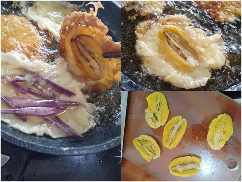 Tưởng bánh chuối dễ rán, ai ngờ "dễ" thật!