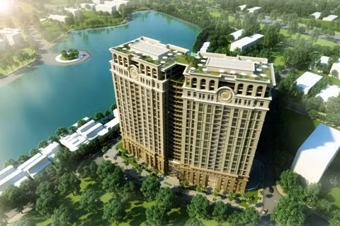 Phối cảnh dự án D'.Le Pont D'or của Tân Hoàng Minh