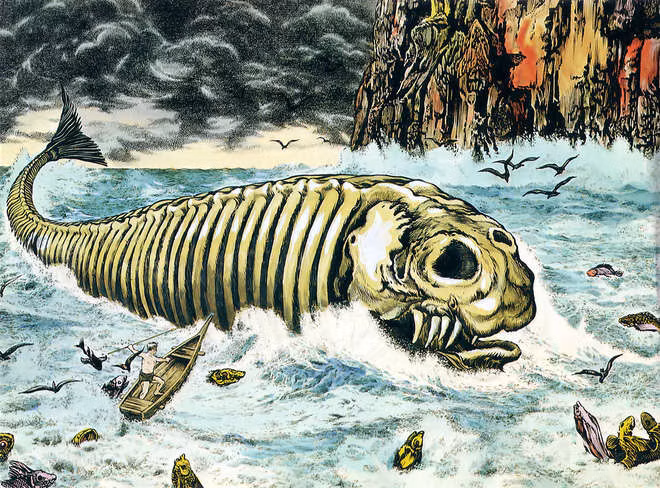 Lời nguyền đáng sợ của 'quái vật biển' Bakekujira Loi nguyen dang so cua 'quai vat bien' Bakekujira
