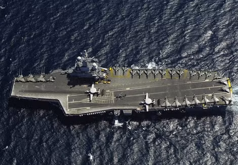 Tàu sân bay hạt nhân Charles de Gaulles.