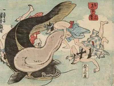 Trong suốt thế kỷ 19 và sau khi xảy ra trận động đất ở Edo (ngày nay là Tokyo) hồi tháng 10/1855, truyền thuyết về quái vật Namazu ngày càng phổ biến. Người dân tin rằng, quái vật khổng lồ trên trừng phạt sự tham lam của con người. Bằng cách gây ra những trận động đất, Namazu muốn con người phân chia của cải ngang bằng nhau. Vì vậy, nó được coi là thần của cải.