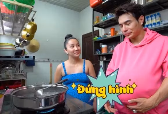 Le Duong Bao Lam choi lon khi mang bung bau gia-Hinh-6