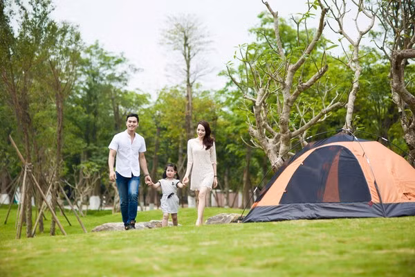 Ở TP HCM, trong các khu đô thị cũng không thiếu những công viên trồng cây xanh, tươi mát và sạch sẽ... phù hợp cho nhu cầu vui chơi, dã ngoại, cắm trại gia đình.
