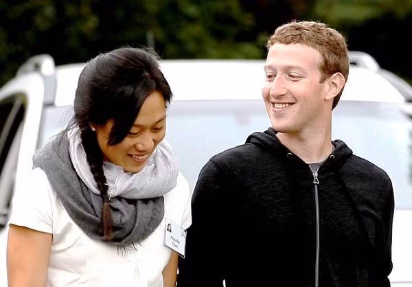 Vợ chồng Mark Elliot Zuckerberg.