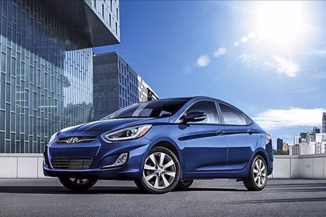 Hyundai Accent là mẫu xe được đánh giá có mức chi phí bảo dưỡng thấp nhất. Trung bình trong 5 năm, dòng xe này cần 2.861 USD tiền bảo dưỡng và 612 USD tiền sửa chữa.