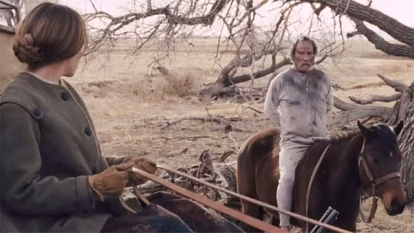 Để đổi lấy sự giúp đỡ của George Briggs (Tommy Lee Jones), Mary Bee Cuddy (Hilary Swank) đã cùng ông này hộ tống ba người phụ nữ mất trí từ Nebraska sang Iowa – là nội dung của phim "The Homesman".