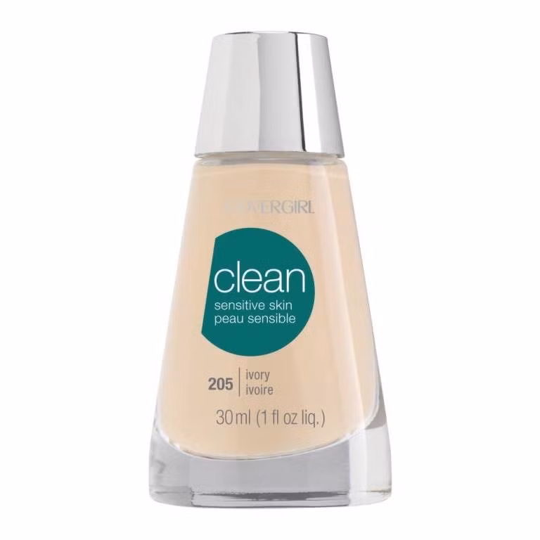 Kem nền trang điểm Covergirl. Nếu bạn nghĩ rằng da nhạy cảm không nên trang điểm thì đã sai lầm, chỉ cần bạn chọn loại kem nền có chiết xuất thiên nhiên, như loại kem nền trên có chứa glyxerin, tinh dầu...an toàn cho da.