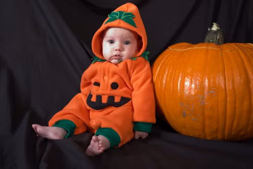 Đúng chất trái bí ngô cho đêm Halloween nhé!
