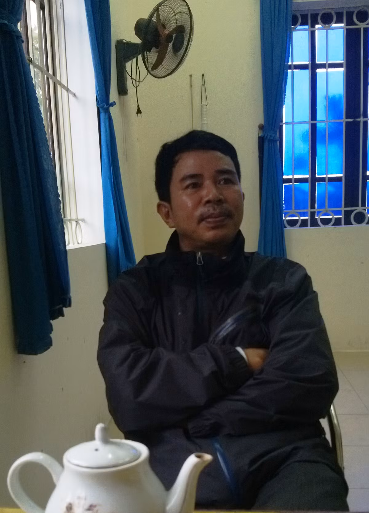 Phó trưởng CA xã Cẩm Định, ông Nguyễn Văn Vịnh.