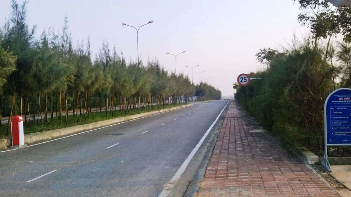 ... thì chạy ra đường dẫn nối lên Quốc lộ 1A.