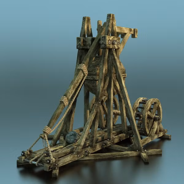 Trong cuộc vây hãm tại lâu đài Stirling năm 1304, vua nước Anh là Edward Longshanks đã cho chế tạo một cỗ máy Trebuchet khổng lồ có tên gọi là “Warwolf”. Cỗ máy khủng khiếp này có thể bắn những tảng đá nặng tới 1,5 tấn, hủy diệt được những mục tiêu kiên cố nhất của kẻ thù.