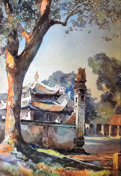 Chùa Láng ở Hà Nội.