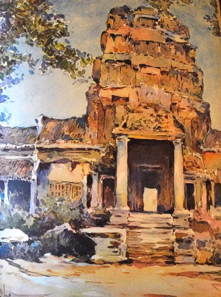 Đền chùa Khmer.