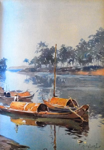 Những chiếc thuyền nan.