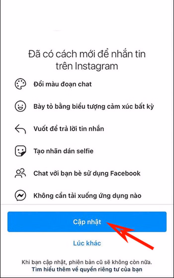 Cach nhan tin tren Facebook va Instagram sau khi 've mot nha'-Hinh-4