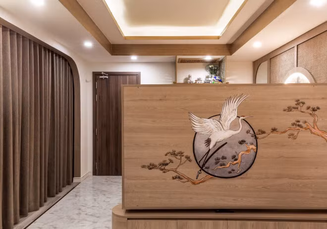 Mỗi một chi tiết đều tô điểm cho phong cách đặc trưng của xứ sở hoa anh đào.