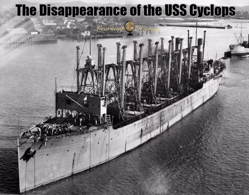 Cho đến nay, sau hơn 100 năm, sự biến mất của USS Cyclops cùng hơn 300 người xấu số vẫn là một bí ẩn không lời giải đáp.