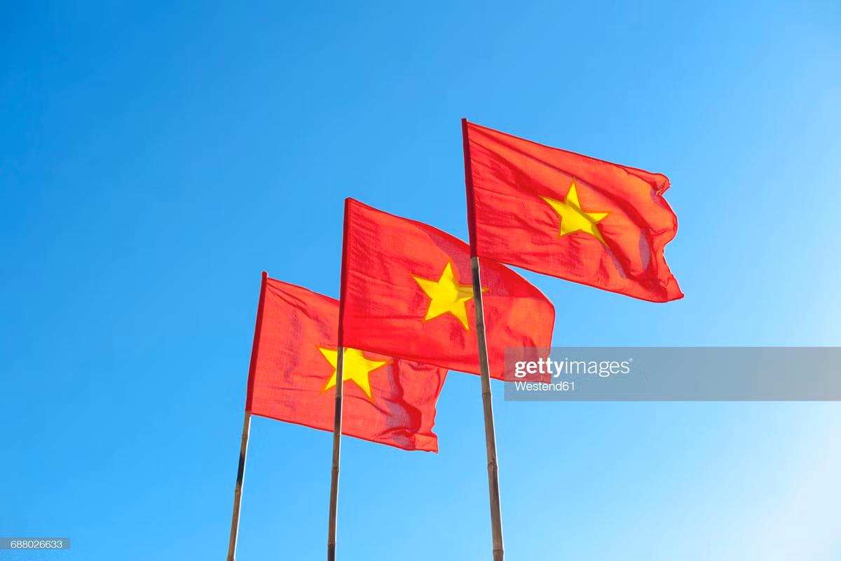 Những ngọn cờ tràn đầy sức sống đồng hành cùng dân tộc tiến về tương lai.