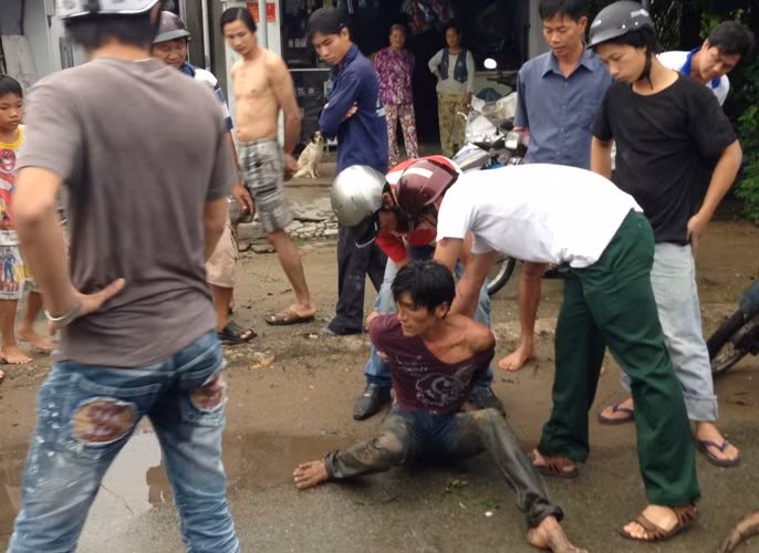 Đối tượng Nguyễn Minh Hiển bị bắt giữ.