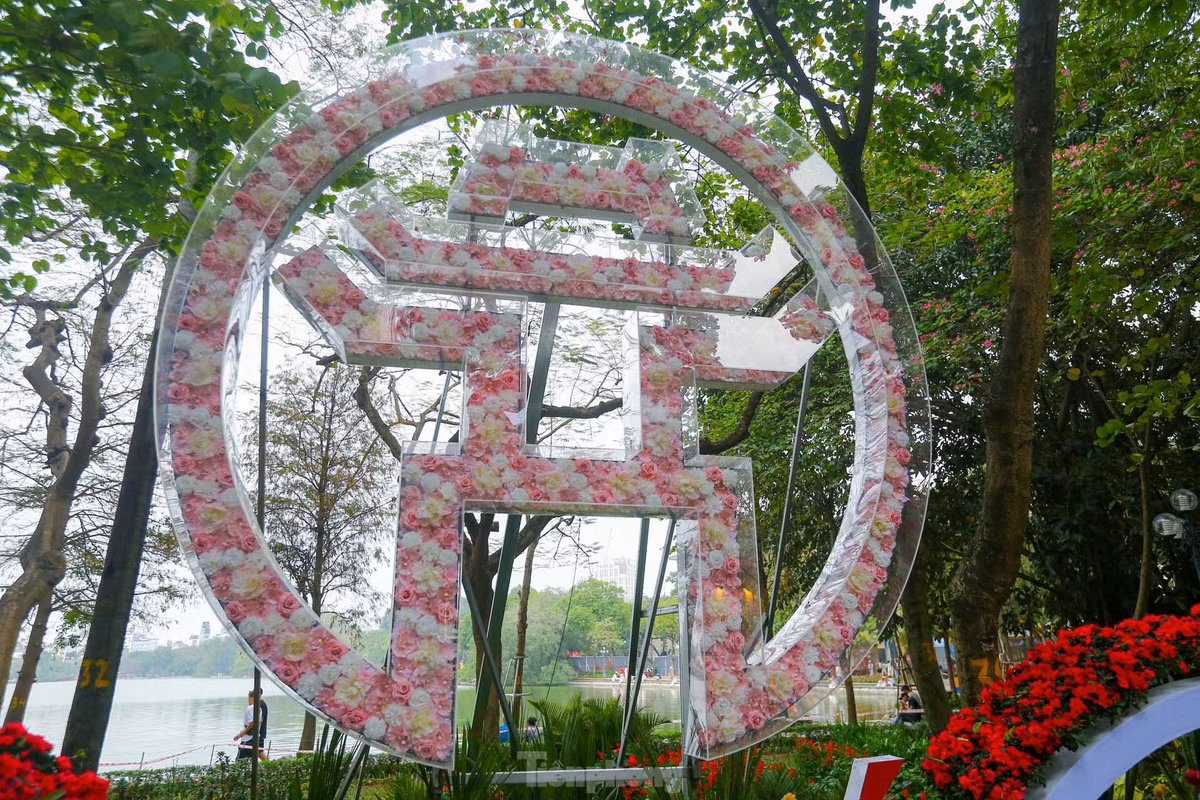 Ho Hoan Kiem ruc ro sac hoa xuan-Hinh-27