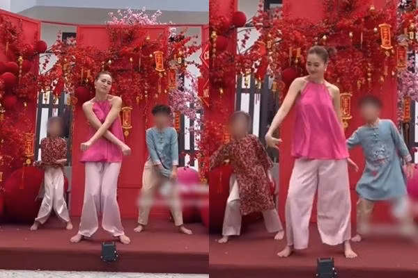 Nhiều lần mặc áo yếm được ngợi khen song chính diễn viên Lan Ngọc cũng không ngờ trang phục này lại đẩy bản thân vào tình huống đỏ mặt. Trong một clip đăng tải lên Tiktok mới đây, người đẹp thành tâm điểm tranh cãi vì hồn nhiên nhảy nhót trong chiếc áo yếm lụa lỏng lẻo. Mỗi động tác mà Lan Ngọc thực hiện khiến không ít người lo lắng vì chiếc áo "phản chủ", in hằn vòng 1 như đang thả rông. Trên mạng xã hội, không ít người chê cười nữ diễn viên sau khi xem clip: "Không biết chị ấy có xem lại clip khi đăng không", "Hơi nhạy cảm chị ơi", "Áo hơi phản cảm nha",..