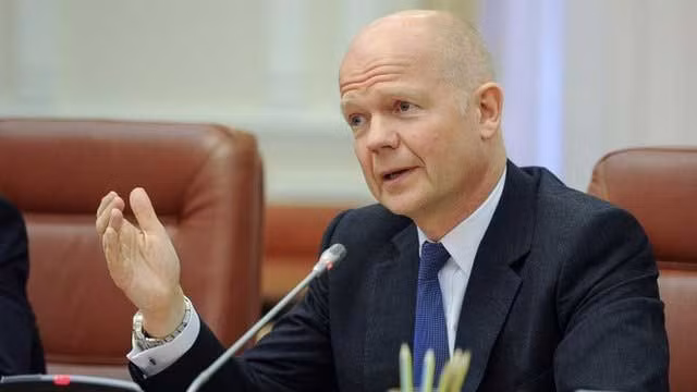 Ngoại trưởng Anh Wiliiam Hague.