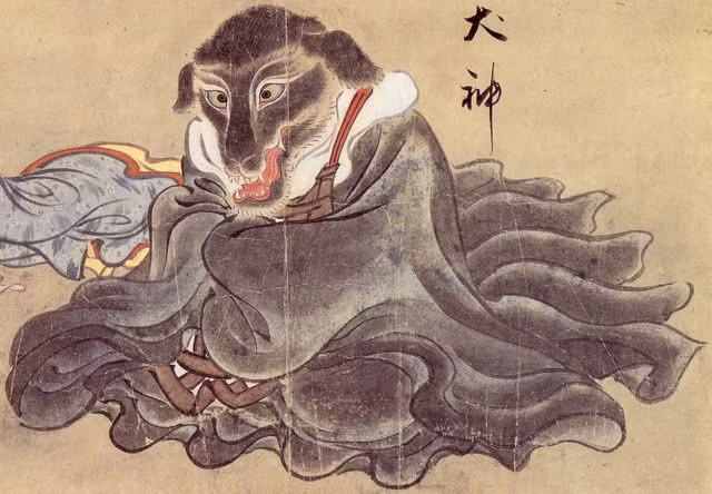 Trong thần thoại Nhật Bản, Inugami là một loại thần có nguồn gốc từ một con chó, có thể bảo vệ hoặc đem lòng thù hận để làm hại con người. Trong một số truyện, Inugami có thể điểu khiển thân xác con người. Ảnh: Wikipedia.