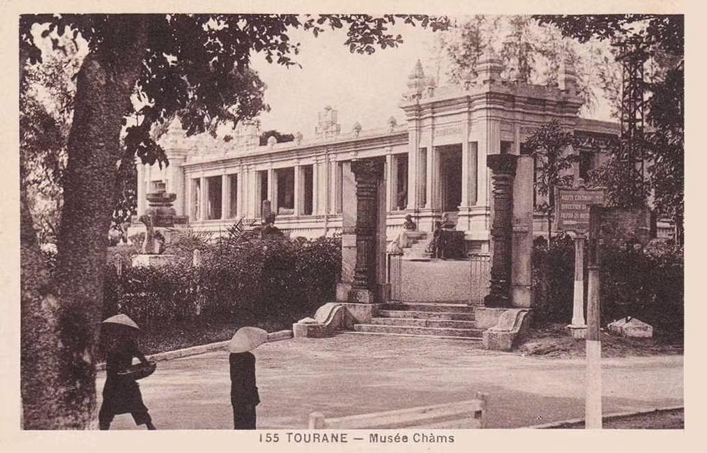 Viện bảo tàng Chăm ở Đà Nẵng năm 1930. Ảnh tư liệu.
