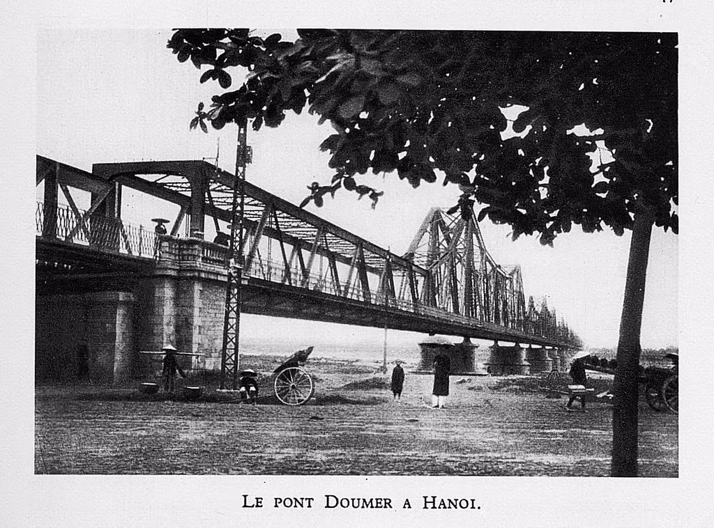 Cầu Long Biên năm 1931. Ảnh tư liệu.