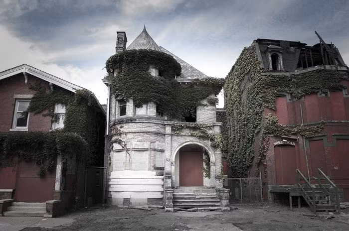 Khu vực Detroit chứa đầy những câu chuyện ma ám, đặc biệt là trên phố Temple. Năm 1942, ba linh mục được cho là bị sát hại trong lâu đài hoang tàn này từ thời Victoria.