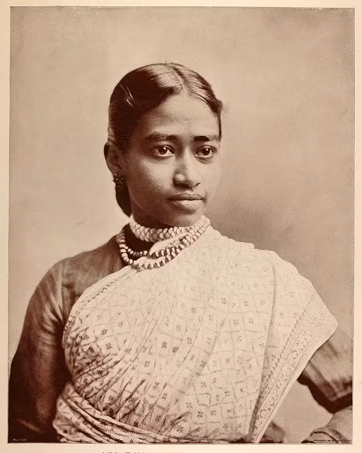 Bà Theresa Joseph, là một phụ nữ người Đông Ấn đến từ Ceylon (nay là Sri Lanka). Bà đến Hội chợ Thế giới Chicago 1893 cùng chồng là ông D. Joseph. Ảnh: Vintag.