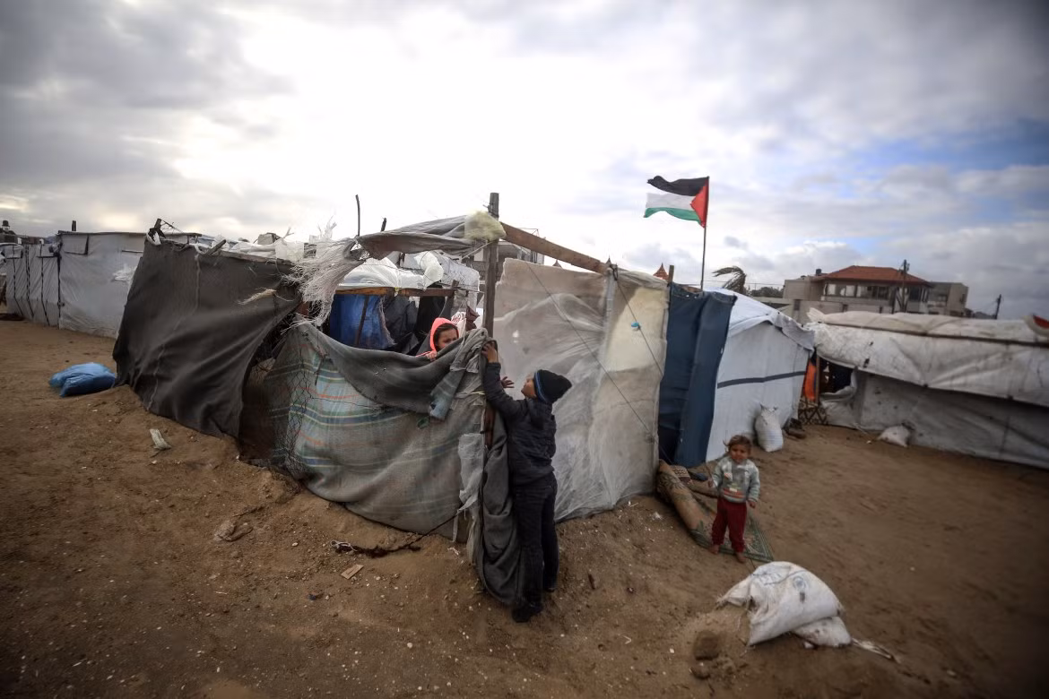 Khon kho cuoc song nguoi dan o Gaza giua mua dong lanh gia