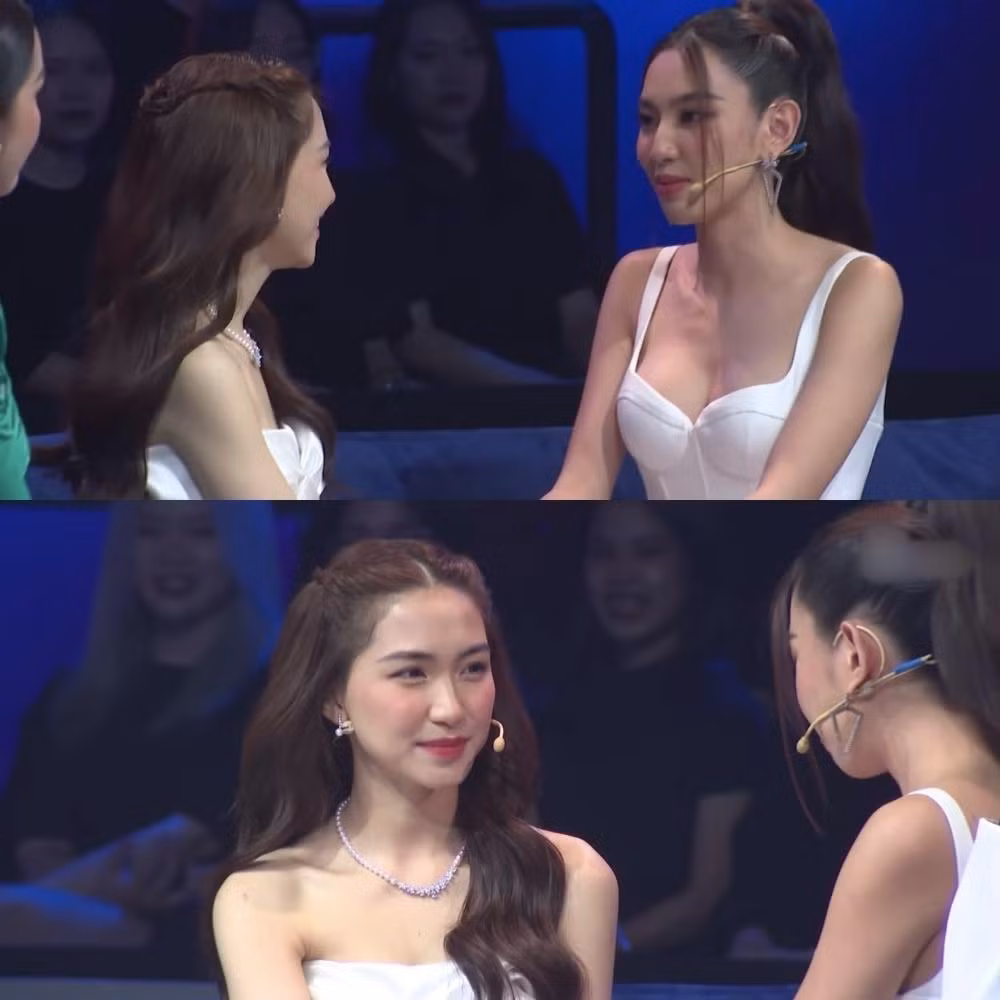 Hòa Minzy gặp hoa hậu: Chiều cao kém nhưng nhan sắc khó thua - Hình 4 Hoa Minzy gap hoa hau: Chieu cao kem nhung nhan sac kho thua-Hinh-4